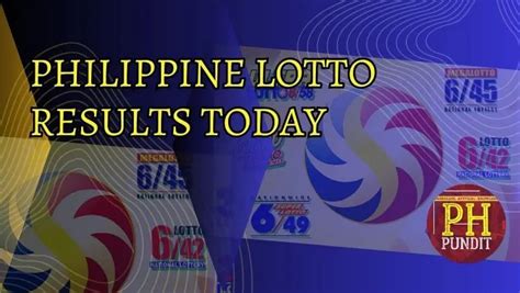 philippine lotto 6/42 result history